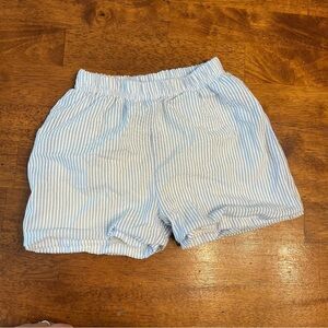 Cecil and Lou Striped Blue and White Shorts seersucker size 6